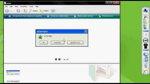 How to make a funny windows error message