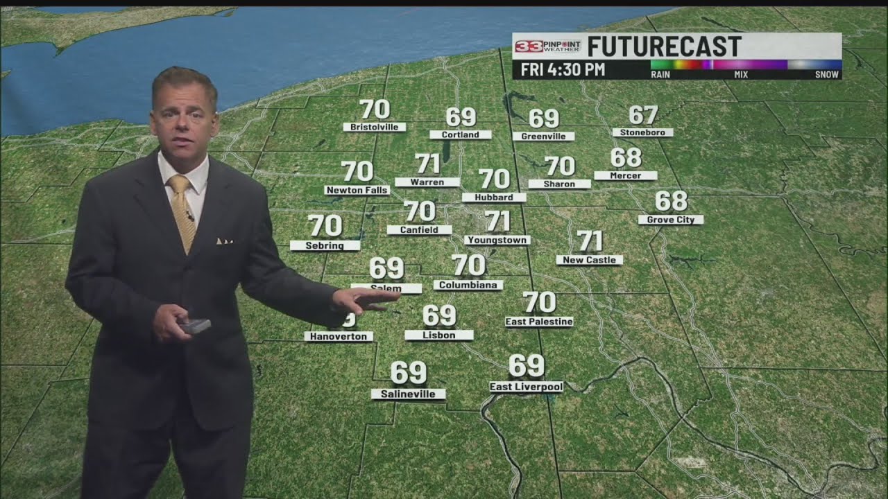 Sunny and a bit warmer Friday - YouTube
