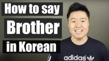 Brother in Korean | Learn Korean With Beeline