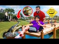 Little Brother Got BIT By A ALLIGATOR In Our Pond... *ATTACKED*