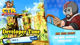 Papu’s Pyramid - Developer Time Trial  [1:27.92] | CTR Crash Team Racing Nitro-Fueled