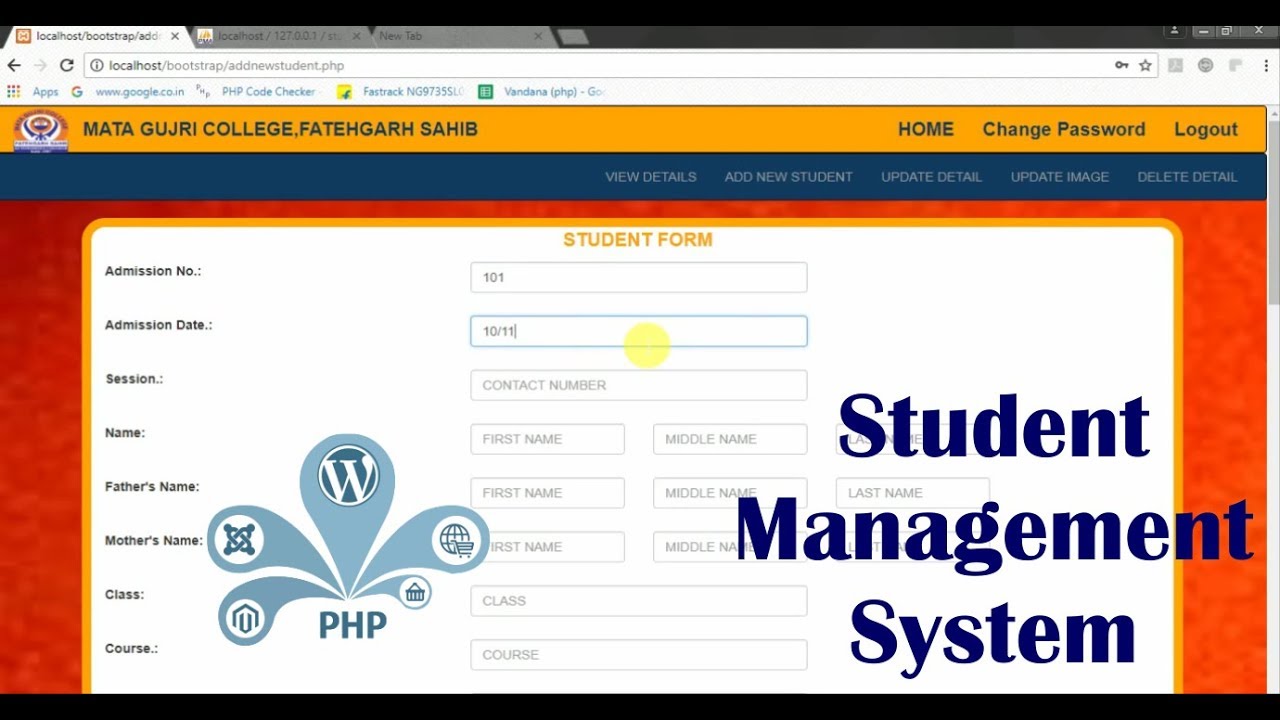 student project management system