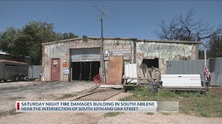 Abilene building destroyed by 2-alarm fire