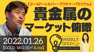 【ゴールド・シルバー・プラチナ・パラジウム】貴金属のマーケット俯瞰（貴金属スペシャリスト 池水雄一さん） [ウィークリーゴールド]