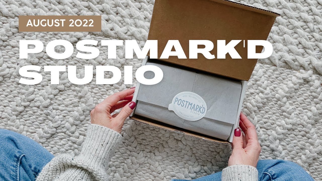Postmark'd Studio Unboxing August 2022: Stationery Subscription Box