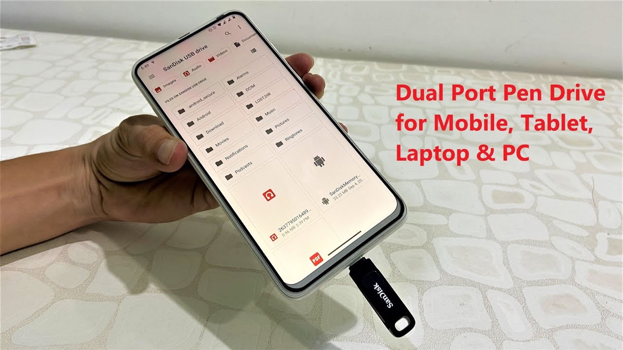 TypeC & USB 3 0 Dual Pen Drive for Mobile, Tablet, Laptop & PC YouTube