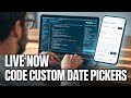 LIVE Coding: Building the ULTIMATE Custom Date Picker for My Expense App (Weekly/Monthly/Yearly)
