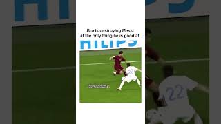Ronaldo's dribbling is underrated 🔥..#CristianoRonaldo #LionelMessi #CR7 #GOATDebate