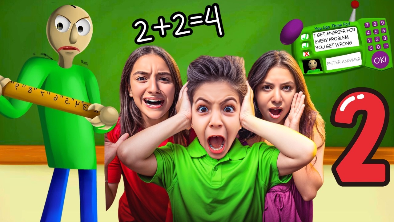 BALDİ ÖĞRETMENİMİZ OLDU!!! BİZE YARIŞMALAR YAPTIRDI 