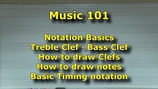 MUSIC 101 CLEFS NOTES
