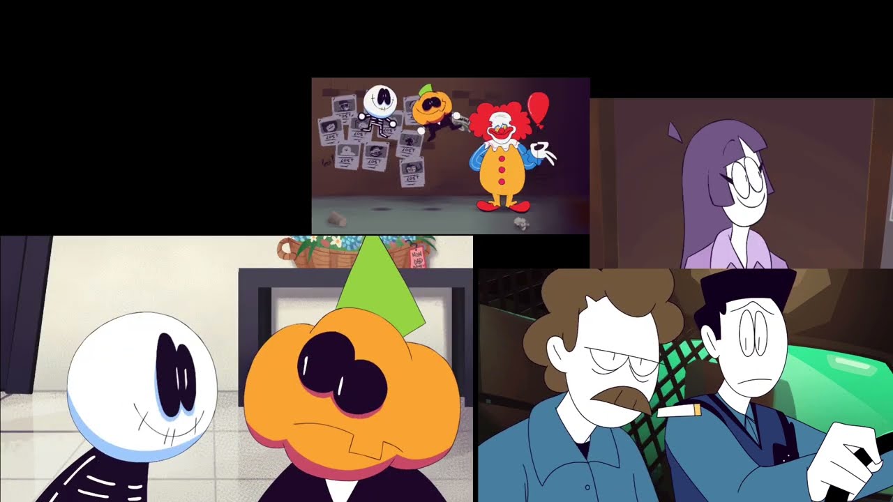 All Spooky Month Episodes Playing At Once V2 (Newgrounds Version