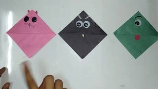 Easy Paper Monster &amp; Owl Corner Bookmarks