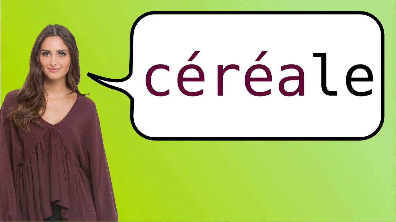 How to say 'grain' in French? YouTube