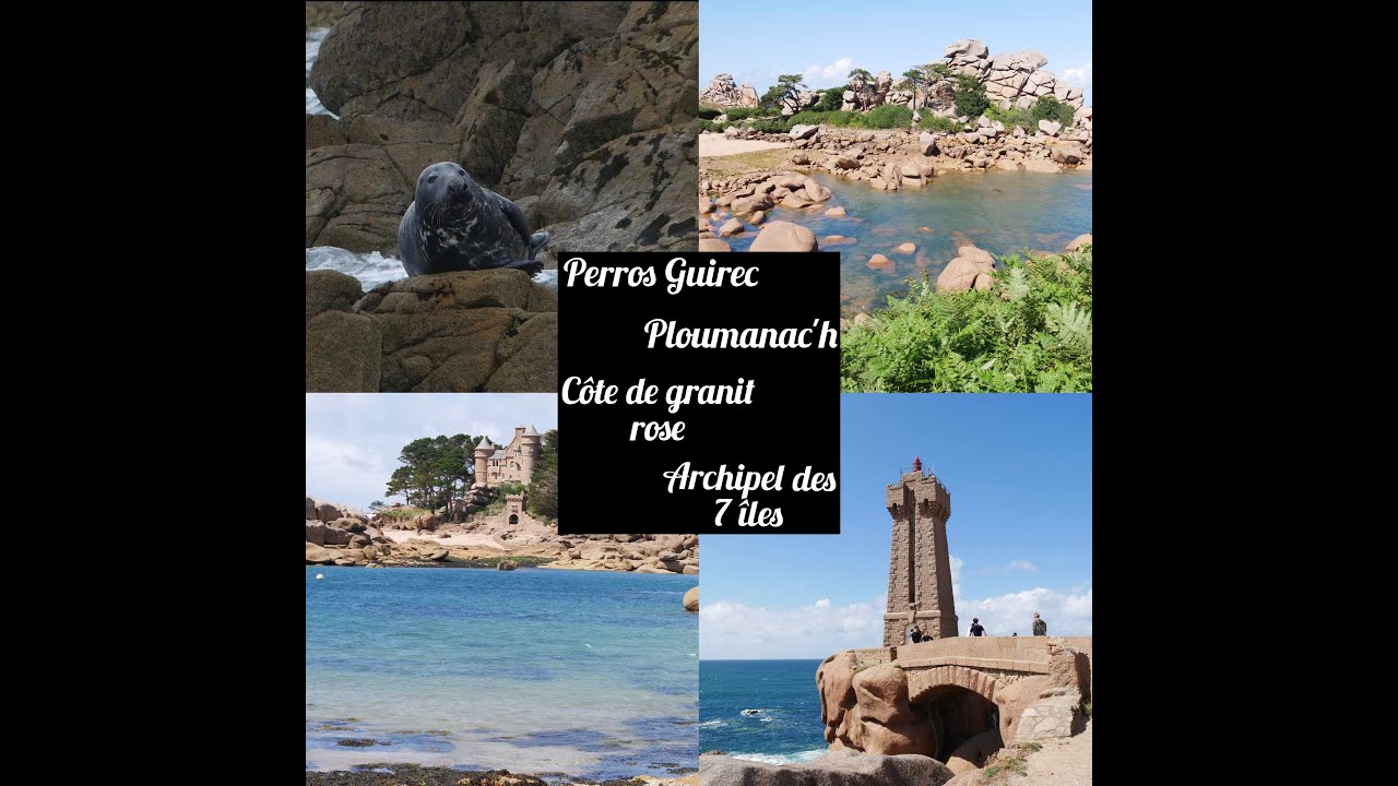 Perros Guirec, Phare Ploumanac'h, côte de granit rose, archipel des 7 îles