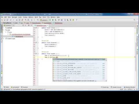 Android App Development for Beginners - 72 - LibGDX Displaying Text.mp4