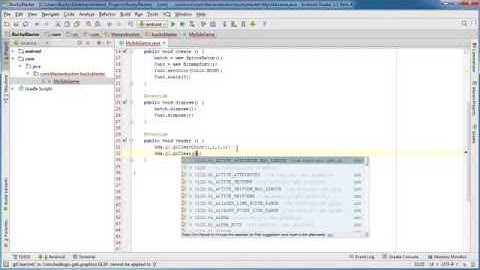 Android App Development for Beginners - 72 - LibGDX Displaying Text.mp4