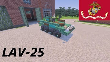 How To Build The LAV-25 In Minecraft (1.5:1)