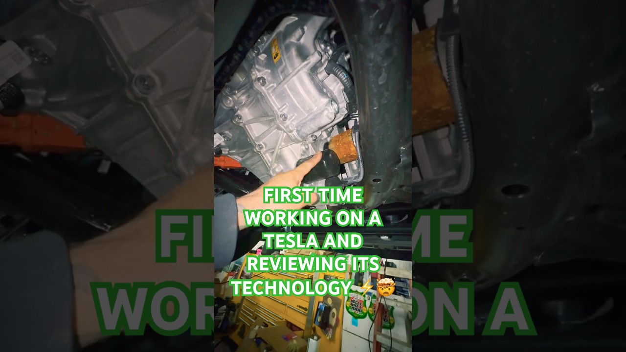 FIRST TIME WORKING ON A TESLA AND REVIEWING ITS TECHNOLOGY ⚡️🤯