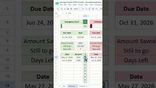 How to create a Savings Tracker in Google Sheets #savingstracker #googlesheetstutorial #spreadsheet