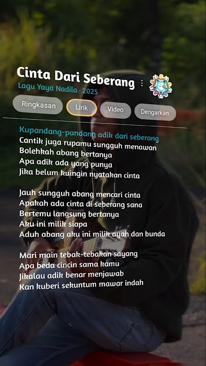 Cinta Dari SeberangbLagu Yaya Nadila ‧ 2025 #cintadariseberang #cinta #yayanadilla #cover