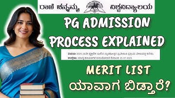 🎓 PG Admission Process 2025 💡Step-by-step guide explained 👇#RCUB #PGAdmission2025
