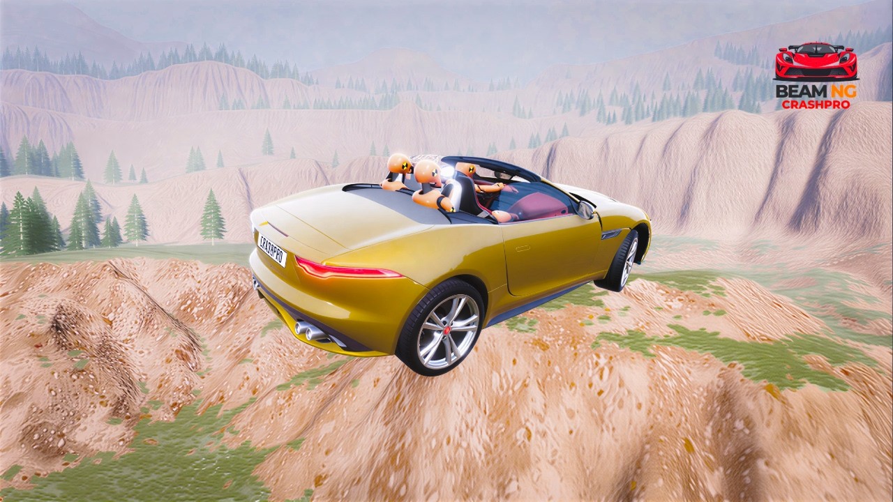 Realistic High-Speed Car Crashes in BeamNG.drive #11