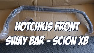 Hotchkis Front Sway Bar Install for 2008 Scion xB