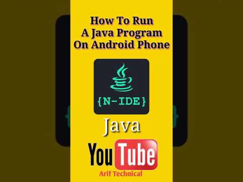How to use and Write programs in Java application on Android Mobile