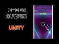 CYBER SURFER Mobile Game - @TheFatRat ~ Unity #pantheraplays #thefatrat #thefatratunity