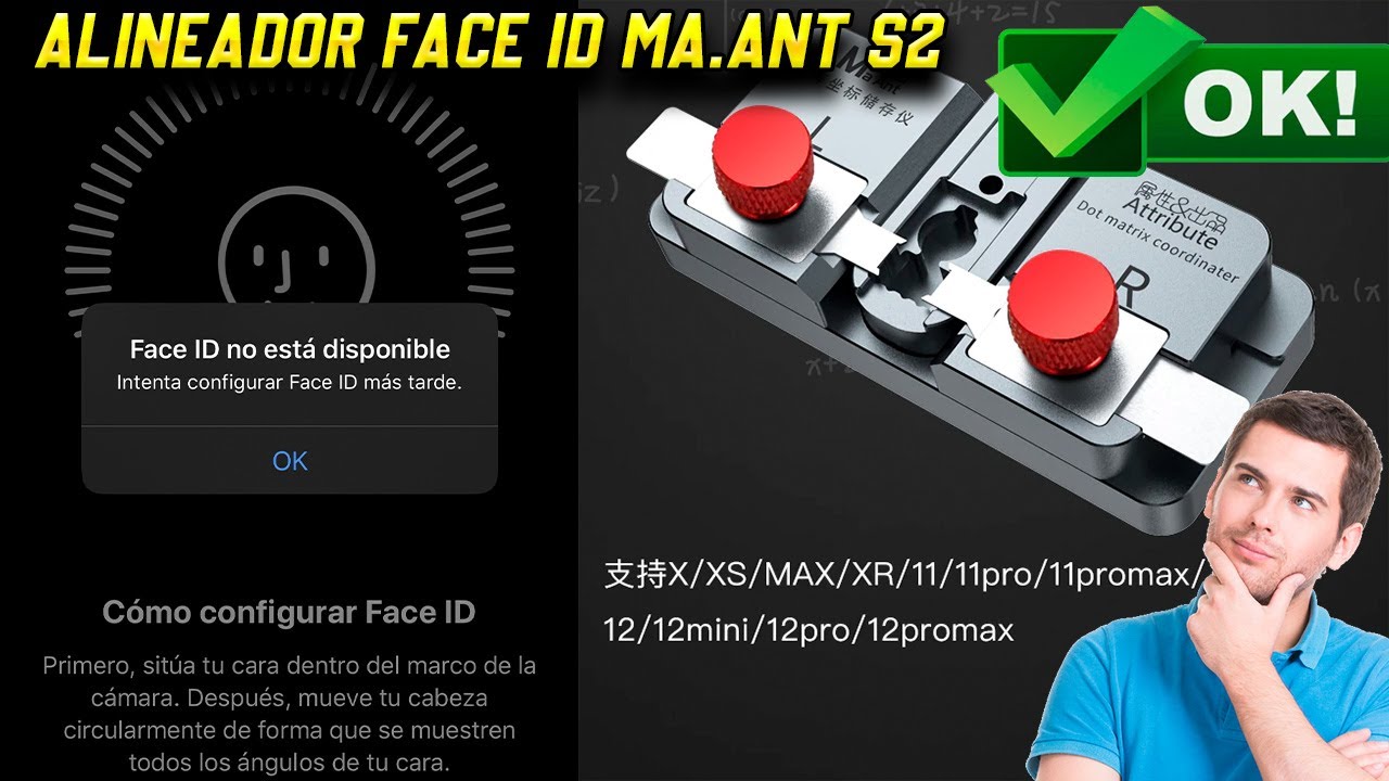 Calibrador Qianli para DOT Proyector Face ID de iPhone 12