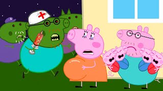 Zombie Apocalypse, Zombies Appear At Peppa Pig  House‍♀ | Peppa Pig Funny Animation