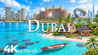 Flying Over Dubai 4K Uhd Soothing Music Along With Beautiful Nature Video - 4K Video Ultra Hd