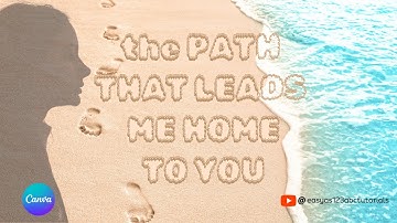 Create Stunning Sand Text, Cloud Text Effects in Canva - Easy Tutorial