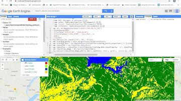 Supervised classification using Google Earth Engine