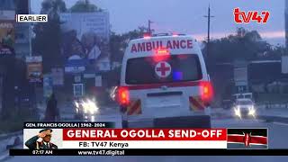 The body of the late CDF General Francis Ogolla to be airlifted to Kisumu