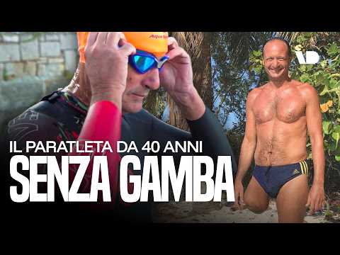 Il giro d'Italia a nuoto senza una gamba