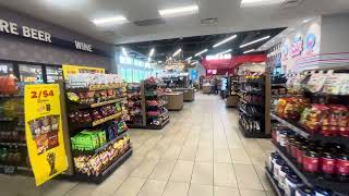 (1 MINUTE VIDEO) Pit-stop tour of a racetrac in McDonough GA 
