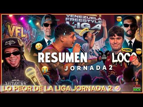 LO PEOR DE LA LIGA DE FREESTYLE VENEZUELA J2🤣🔥RESUMEN RAMDON😂