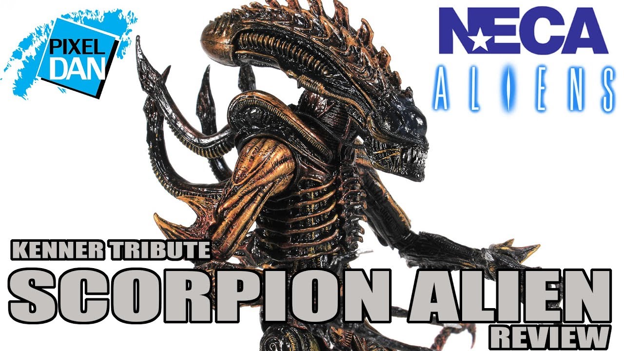Scorpion Alien NECA Toys Kenner Tribute Figure Review - YouTube