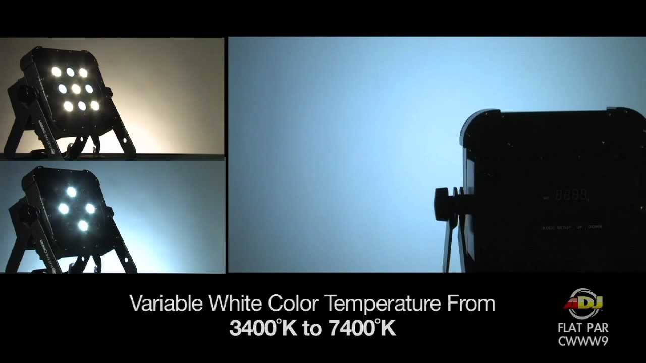 American DJ Flat Par CWWW9