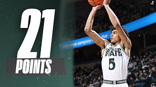 Max Christie Knocks Down A MSU Season-High 21 PTS