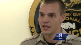 York County police officer honored for helping mourning family