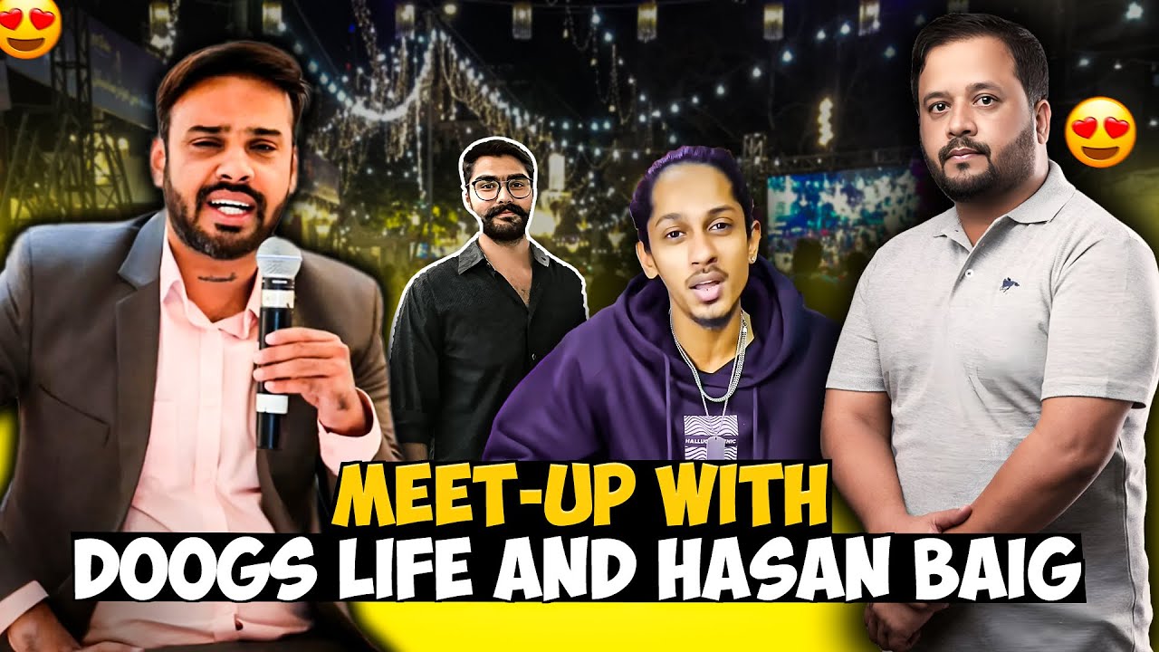 Meet-up with @Doogslifee and @HassanBaigVlog at @JDCFOUNDATIONPK ❤️🥺