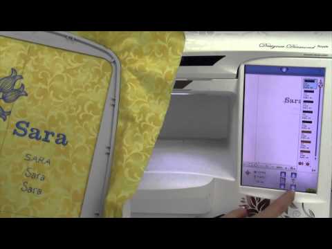 Husqvarna Viking Designer Diamond 74 Embroidery Tension
