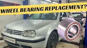 VW Golf 4 Front Wheel bearing replacement