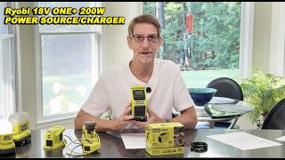 NEW Ryobi 18V ONE+ 200W Power Source:Charger PCLBG06B