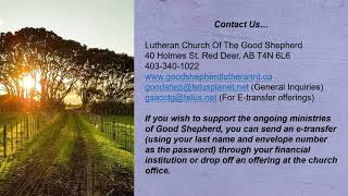 Lutheran Church of the Good Shepherd - Red Deer - 17 May 2026
