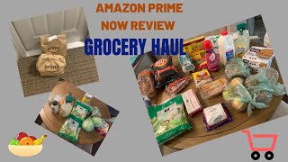 AMAZON PRIME NOW FOOD DELIVERY! REVIEW AND HAUL!