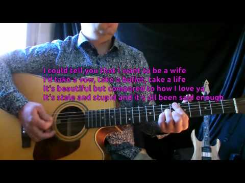 Anna Nalick - Words KARAOKE GUITAR REQUEST