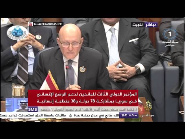 رئيس الوزراء اللبناني: لبنان تستضيف مليون ونصف نازح سوري والنتائج كارثية !